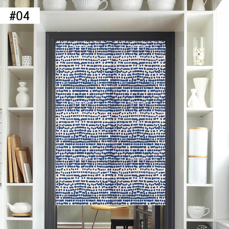 Japanese Door Curtain Screen Cotton Linen Kitchen Doorway Divider Room Partition Bathroom Bedroom Porch Half Curtain Noren