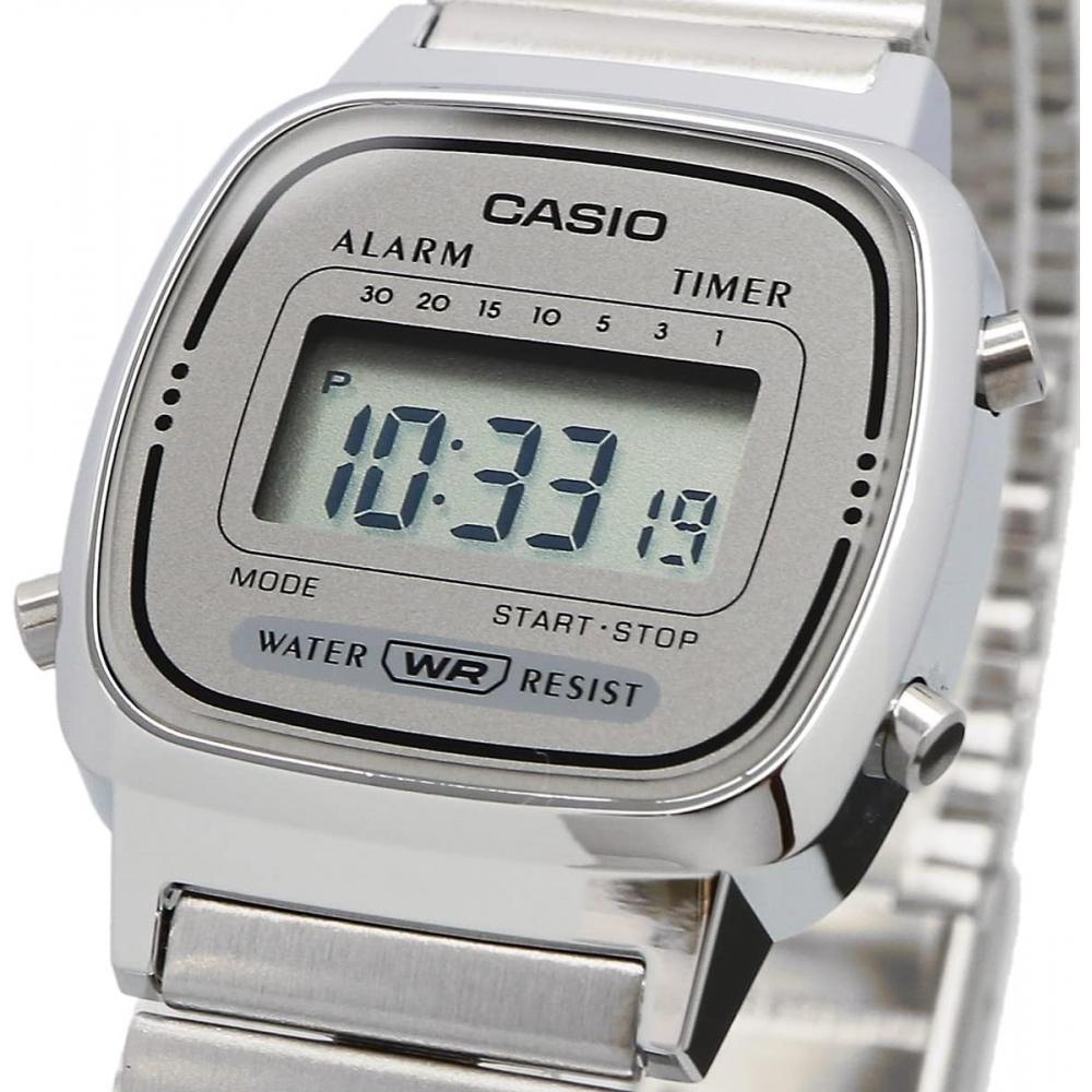 [CaSio] CaSio Women S Digital New deSign La670wa 7 Silver X Gray overSeaS Model [parallel Imported Product] Silver X Gray La670wa 7