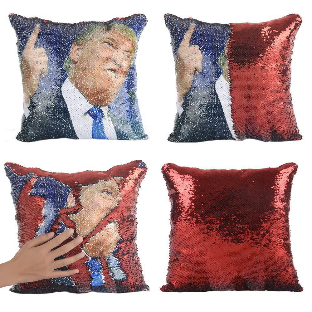 

Changing Nicolas Pillow Cage Donald Trump Vladimir Putin Mermaid Cover Cushion Trump-A,40cmx40cm
