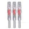 3PCS Lighted Nocks for Arrows Automatic Lighting 6.2mm Internal Diameter Archery Shaft Luminous Arrow Tail for Outdoor Red