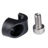 10 Pcs Bike Fork Brake Hose Guides Bicycles Fork Brake Cable Housing Clamps CShaped Fixed Buckles Cable Hose Clamp