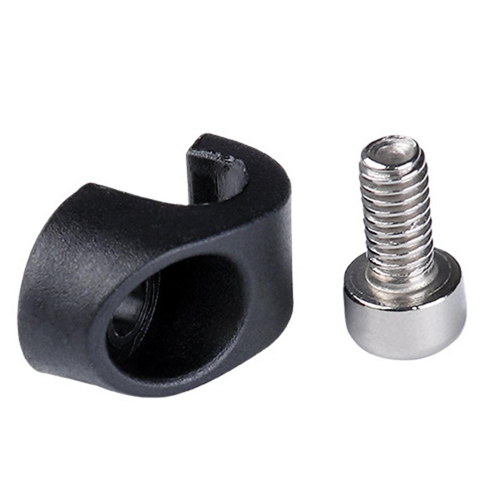 10 Pcs Bike Fork Brake Hose Guides Bicycles Fork Brake Cable Housing Clamps CShaped Fixed Buckles Cable Hose Clamp