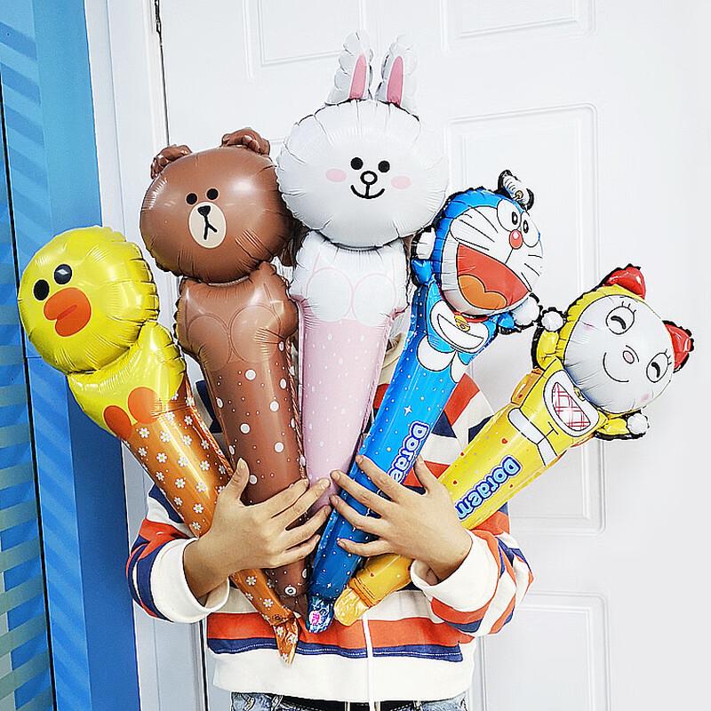 Assorted Cartoon Long Stick Balloons