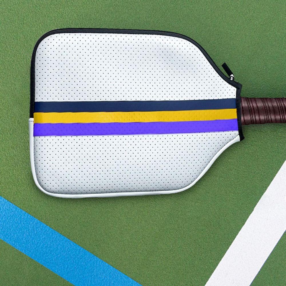 Dust Cover Pickleball Racket Sleeve Zipper Closure Pickleball Storage Bag  Practice Training
