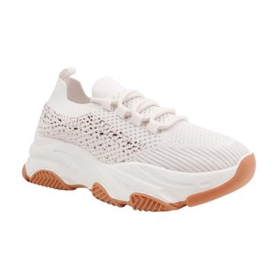 Womens/Ladies Advantage Mesh Chunky Heel Trainers