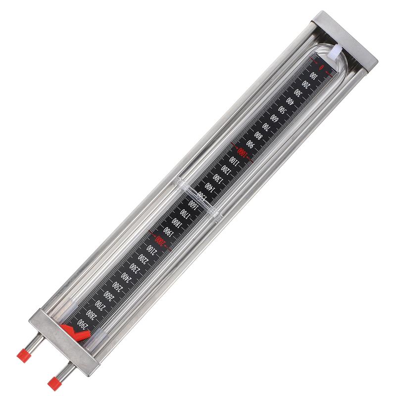 Pressure Gauge Manometer Tube Stainless Steel U Shaped High Accuracy Sensor Vacuum Tube Tester U Tube Manometer Pressure Sensor