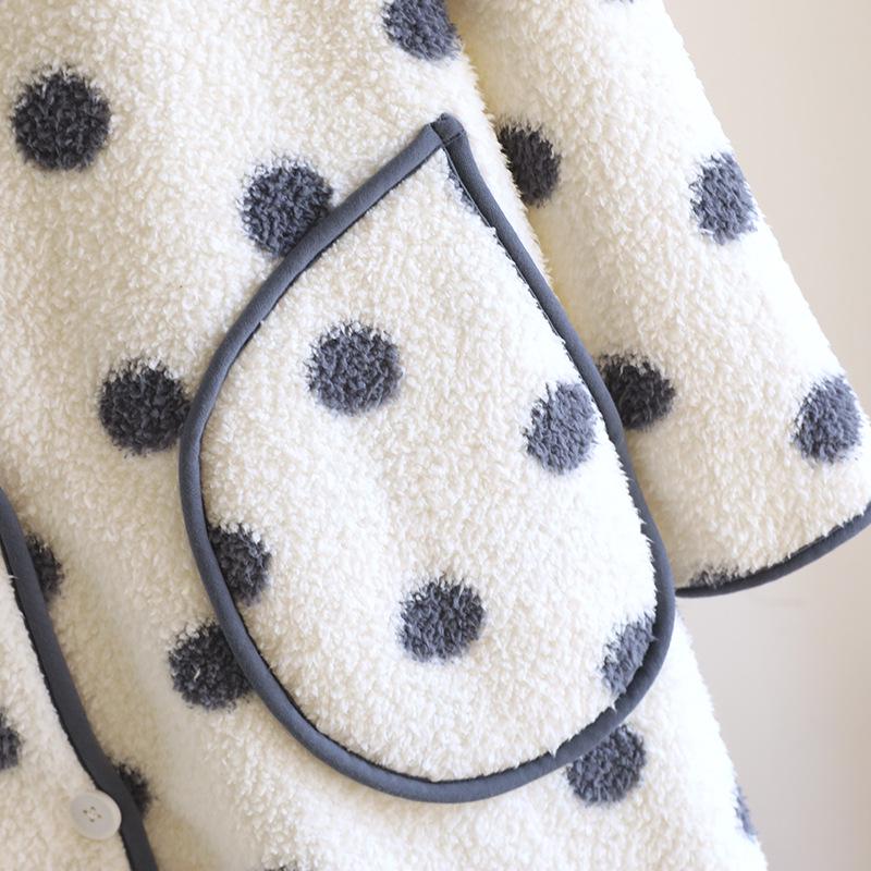 Hooded Flannel Nightgown: Thick, Warm & Casual Pajamas for Spring, Autumn & Winter