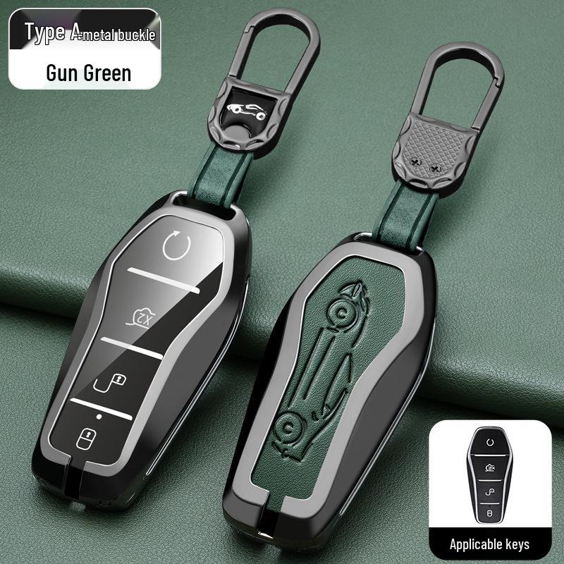 BYD Han, Tang DM, Qin PLUS, Song Pro/Max, Yuan Car Metal Key Case (2021 Model)