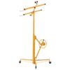 3353mm Gipskartonheber, Robuster 68 kg Sheetrock Heber mit Verstellbarem Teleskoparm, Feststellbaren Rädern, Gipskarton Heber Plattenheber Hebewerkzeuge Ideal