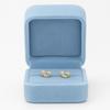 Marquise Trio Cluster Ohrstecker - 925er Sterlingsilber Gelbgold plattiert