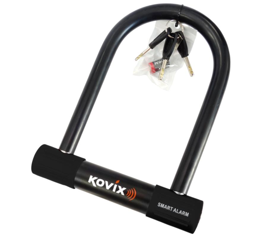 Kłódka U-Lock Z Alarmem Kovix Ktl16-210 Czarna