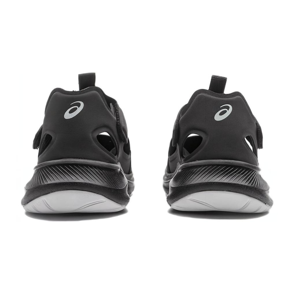 Asics Anti Calci Resistente all'Abrasione Leggero Ammortizzante Traspirante Sandalo Nero Bambini 1154A162-001