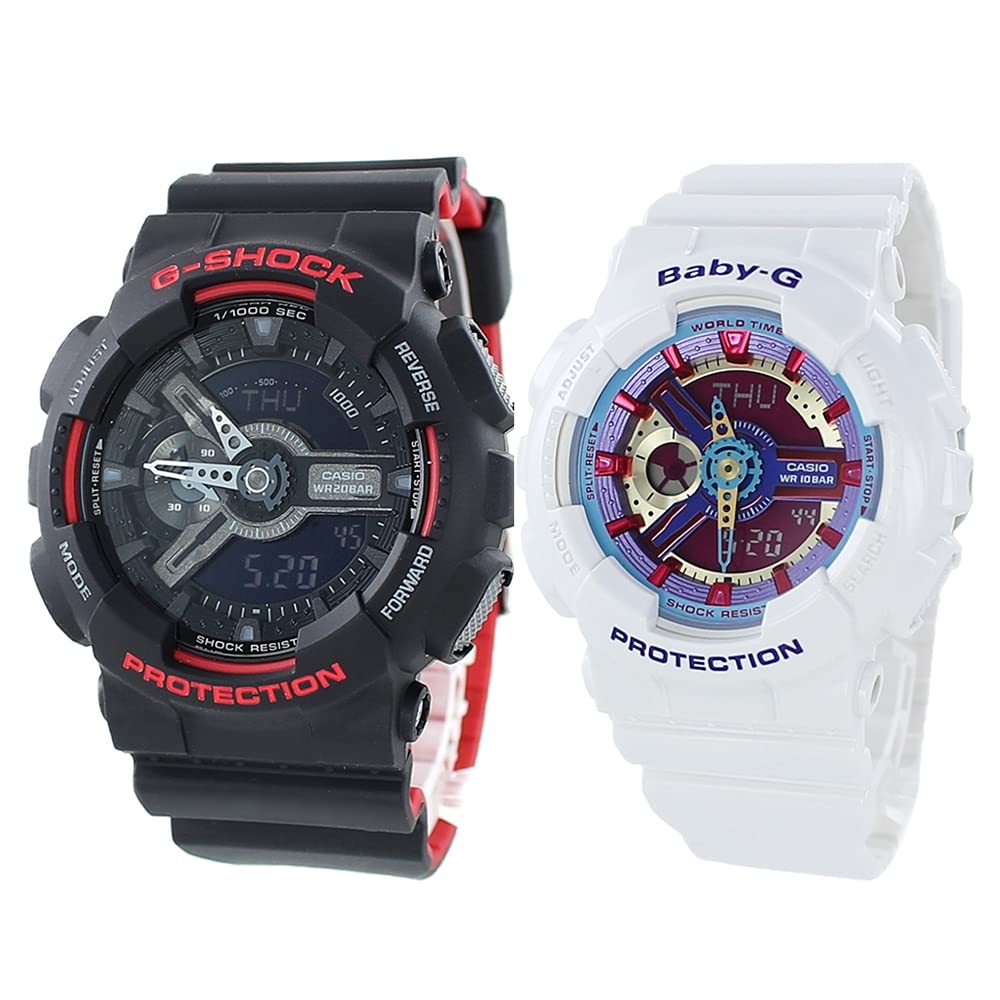 

Водонепроникний парний годинник CASIO Чорно-білий годинник для кемпінгу на відкритому повітрі [Casio] G-SHOCK Baby-G для чоловіків і жінок GA-110HR-1ABA-112-7A [Елемент]
