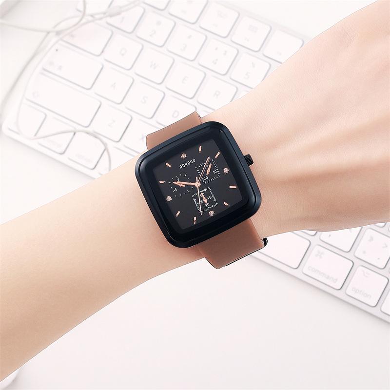 

UTHAI CQ152 Модные женские часы квадратные часы простые деловые водонепроницаемые кварцевые часы элегантные часы подарок