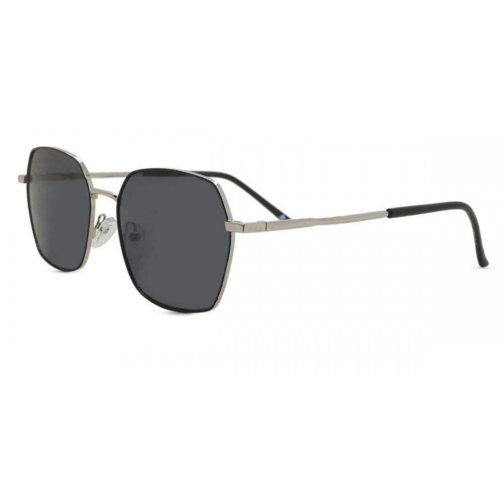 Plný rám Geometrické Strieborná Čierna Smartbuy Kolekcia Alexvaugh S SS 913e faShion uniSex Slnečné okuliare