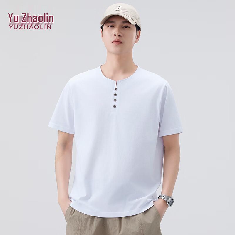 YUZHAOLIN Men s Loose Fit Round Neck T-shirt 2XL