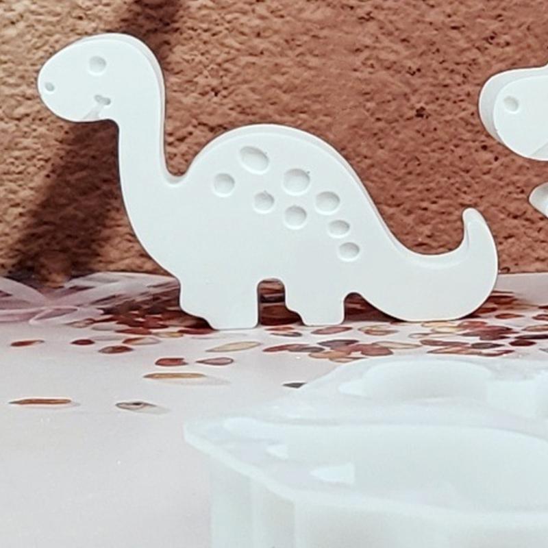 Multipurpose Dinosaur Silicone Mould Set for Candle Cement Plasters Craft Home Decoration