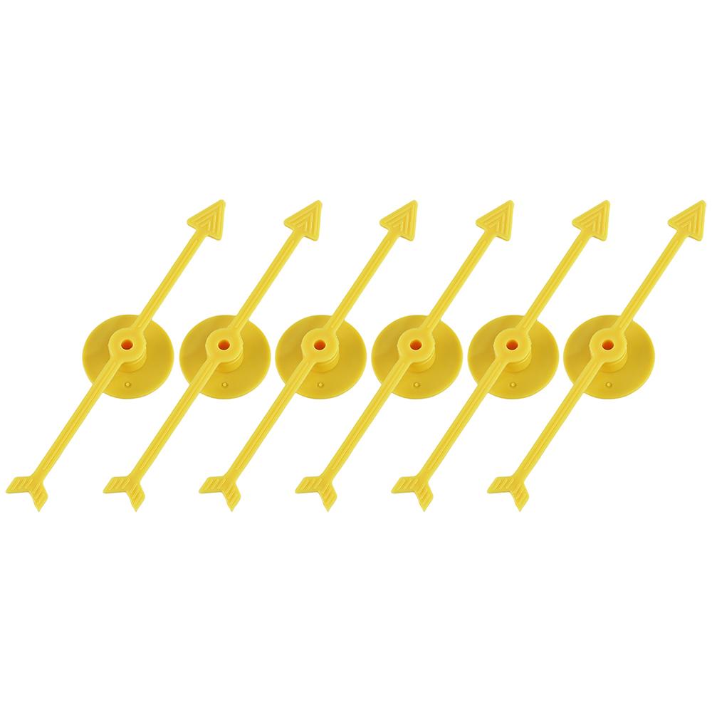 6 stücke Kunststoff Pfeil Spinner Zubehör für DIY Bord & Karte Spiele Kinder Kinder Schule Klassenzimmer Aktivitäten Party Spielzeug