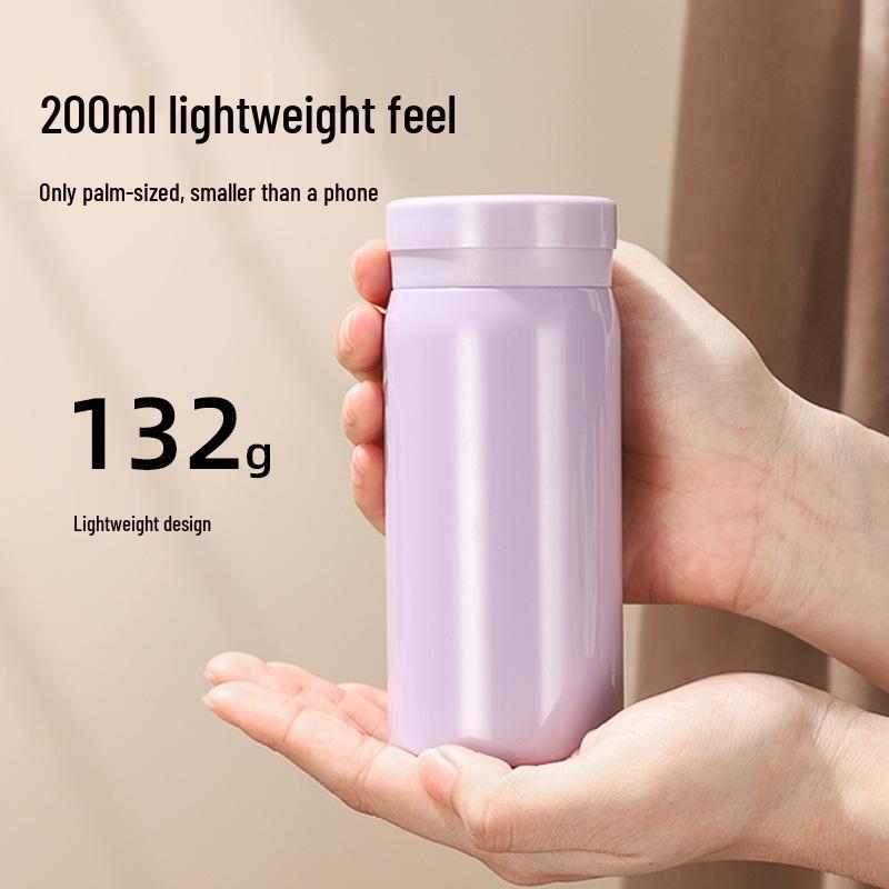Premium 304 Stainless Steel Mini Thermos Cup - Portable Gift for Men and Women