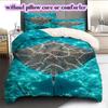 Seawater marine organisms Pattern Bedding,Quilt Set Quilt Cover Pillowcase Home Birthday Gift (1*duvet cover+2*pillowcase,without core)