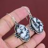 White Buffalo Turquoise Earring Natural Gemstone Jewelry Handmade Decent Earrings 925 Sterling Silver Earring Gifts For Mom Designer Jewelry