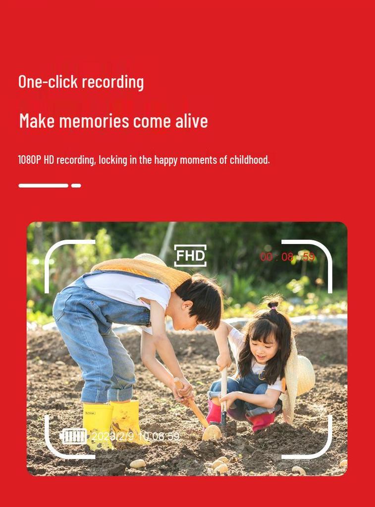 Mini Children's Dual-Lens HD Digital Camera - Perfect Gift for Kids