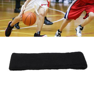 Sweat Absorbing Fitness Headband Elastic Polyester Cotton Headband for Sports Running