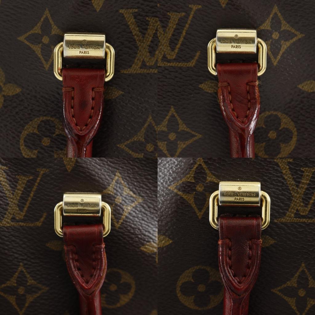 Louis Vuitton Pallas Handbag M41633 2WAYShoulder Brown Monogram Canvas Women Used