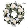 45cm Artificial Wreath Hanging Arrangements Floral Swag Photography Props for Farmhouse