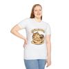 Cat Teacup Vintage Cute Floral Cozy Whimsical Unisex Softstyle T-Shirt