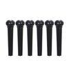 Plastic Acoustic Guitar Bridge Pin Bridge Saddle And Nut String Pin Black