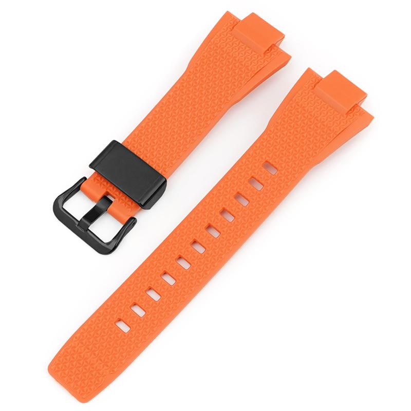 Watch Accessories For Casio G-SHOCK GST-B400 Series Resin Strap Men's Sports Waterproof Rubber Replacement Watchband Bracelet