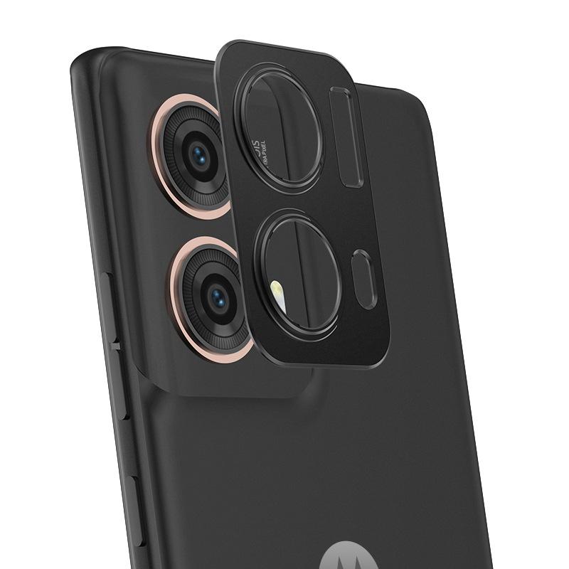 For Motorola Moto G85 Luxury Camera Circle Metal Lens Glass Anti-scrached Case Cover Protection Ring Guard Protector