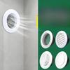 Grelha Redonda Rotativa Ajustável de ABS para Ventilação de Ar 75/100mm Ventilação de Exaustão Difusor Tampa de Ventilação de Teto Para Cozinha Banheiro