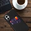 For Xiaomi Poco F7 5G/Redmi Turbo 4 Pro 5G Case PU Leather Cloth Texture Hard PC Phone Cover with Card Holder