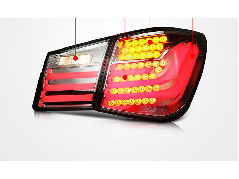 Ansamblu stop LED pentru Cruze 09-14: Include Lămpi de Frână, Marșarier și Ceață