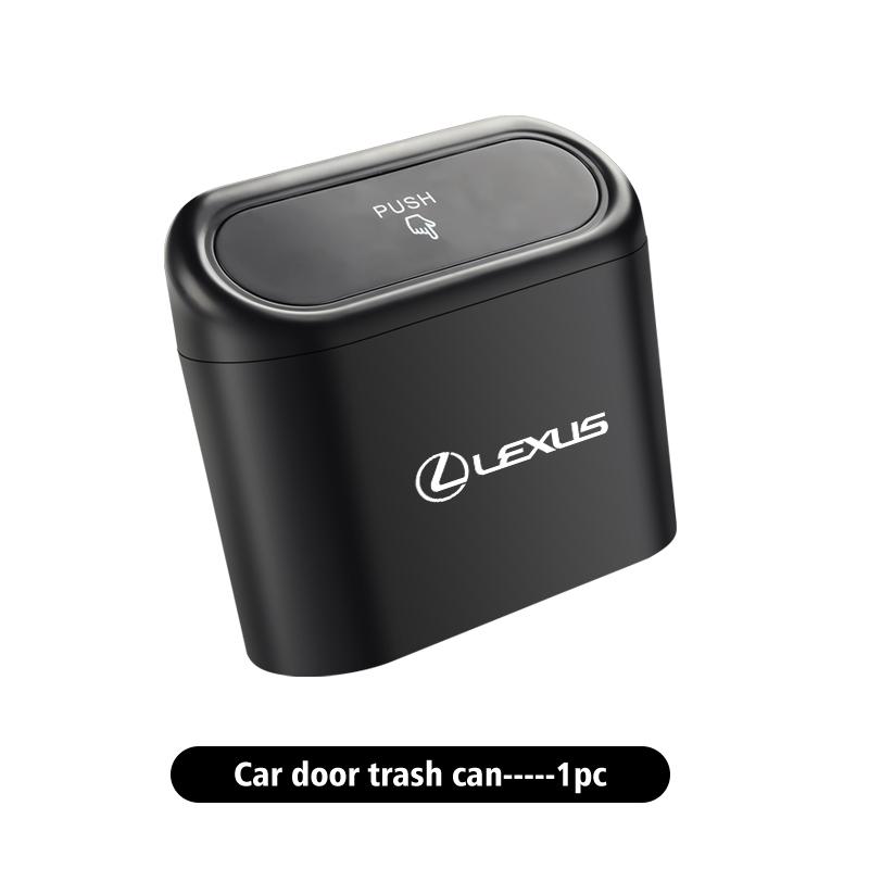 For Lexus Car Garbage Can Storage Box Rubbish Organizer Trash Bin CT200H ES250 ES300H IS250 IS200 GS300 GS460 GX470 LS400KP2