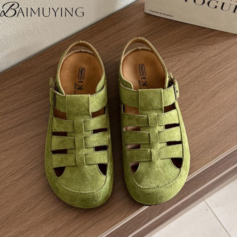 Fashion Flats Women Sandals Platform Shoes Woman Casual Loafers Summer 2025 Trend Slingback Walking Shoes Comfort Sandalias De Mujer