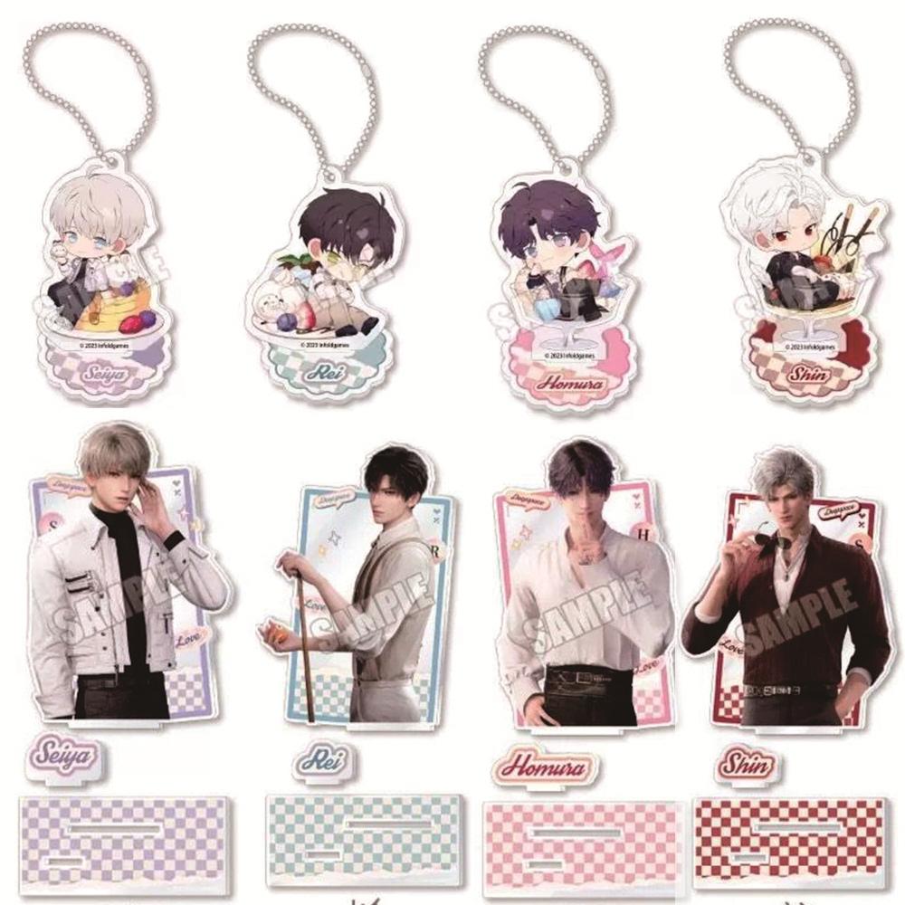 Game Love and Deepspace Sylus Dessert Paradise Acrylic Stand Keychain Brooch Figure Bead Keyring Accessories Backpack Desk Decor