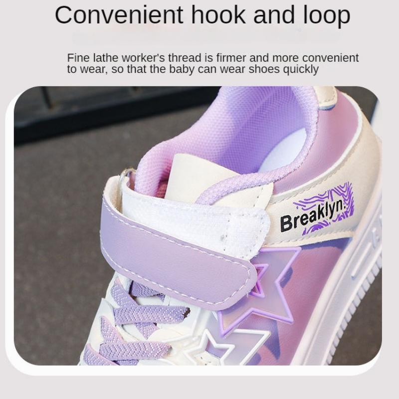Girls' Sports Shoes Spring and Autumn New Fashion White Shoes Versatile Casual Shoes