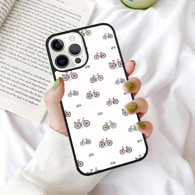 BIKE CYCLING art Phone Case for iPhone 17 Air 16 PRO MAX 15 14 PLUS 12 11 13 Back Cover Fundas Shell coque