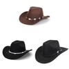 Cowboy Hat For Men Women With Sun Protection Wide Brim Polyester Summer Fashion Style