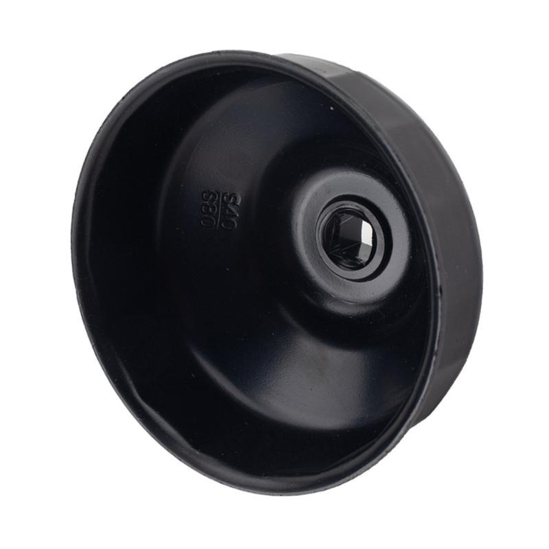 86mm 16 Flutes Oil Filter Wrench Aluminum Socket Wrench Automotive Oil Filter Wrench Vehicle Maintenance Tool for BWW
