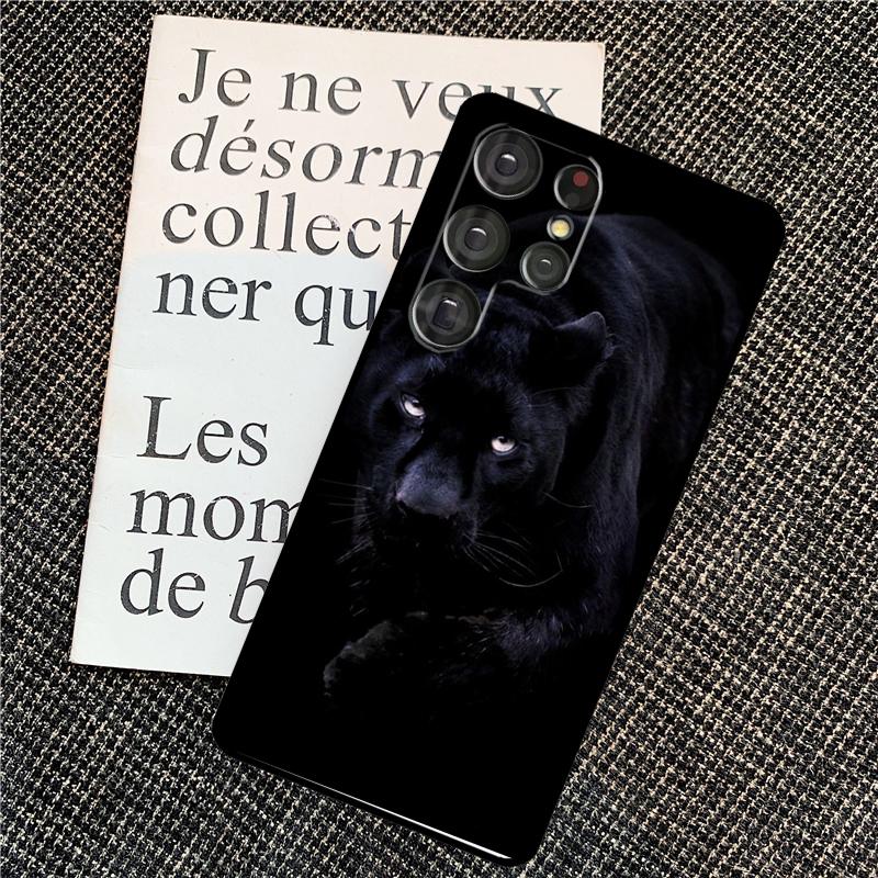 Cheetah Panther Case For Samsung Galaxy S25 S24 Ultra S20 S21 S22 S23 Ultra S9 S10 Plus S25 FE Back Cover