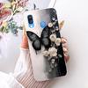 For Samsung A40 Case Transparent Cute Cat Fashion Butterfly Funny Painted Phone Casing For Samsung Galaxy A40 SM-A405F Cover
