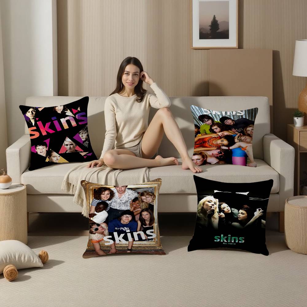 SKINS TV Cushion Cover Pillow Cover Decor Pillowcase Printed Cushion Case for Couch