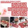 Valentine's Day Decorations, Heart Lace Tablecloth, For Banquets, Engagements, Weddings, Home Dining Table