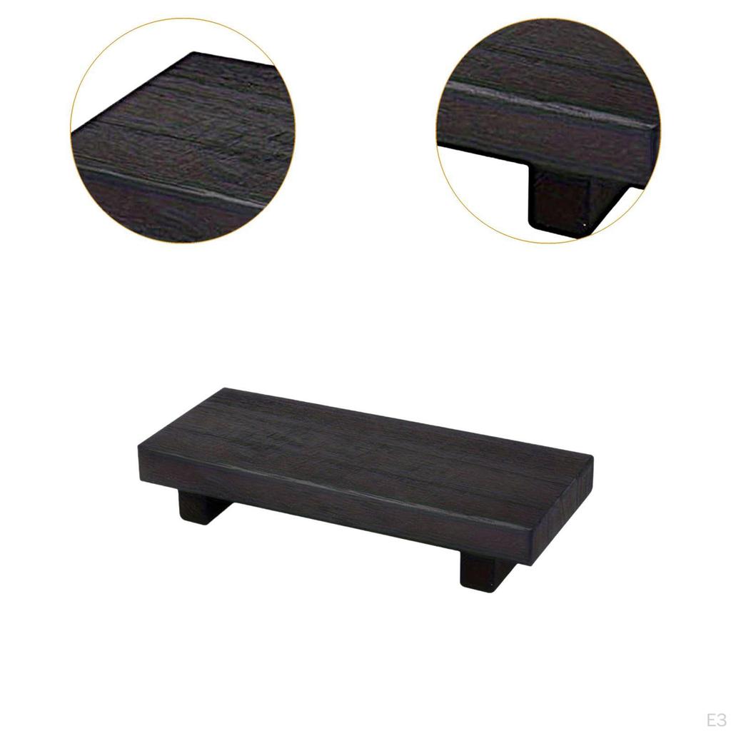 Podstawa z podstawą z drewna, dekoracyjna drewniana podstawka pod mydło, stół zlewozmywakowy