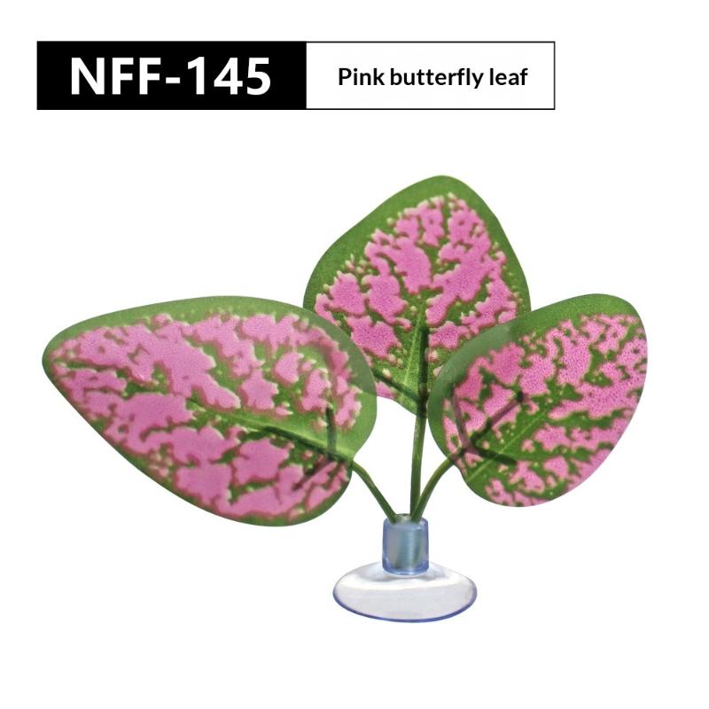 Reptile Habitat Artificial Climbing Leaf Plant Rest Bed for Fish Tank Lizard Snake Turtle Spawning Breeding Decor