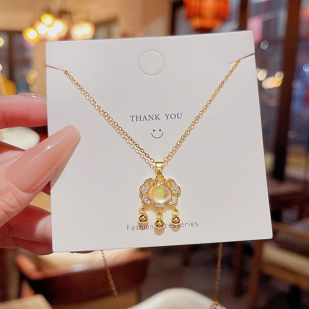 2025 Luxury Titanium-Clad Women's Summer Necklace - Non-Fading, High-End Design